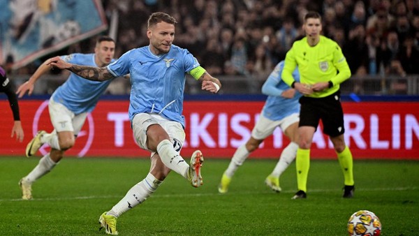 Gol penalti Immobile menangkan Lazio 1-0 atas Bayern Muenchen