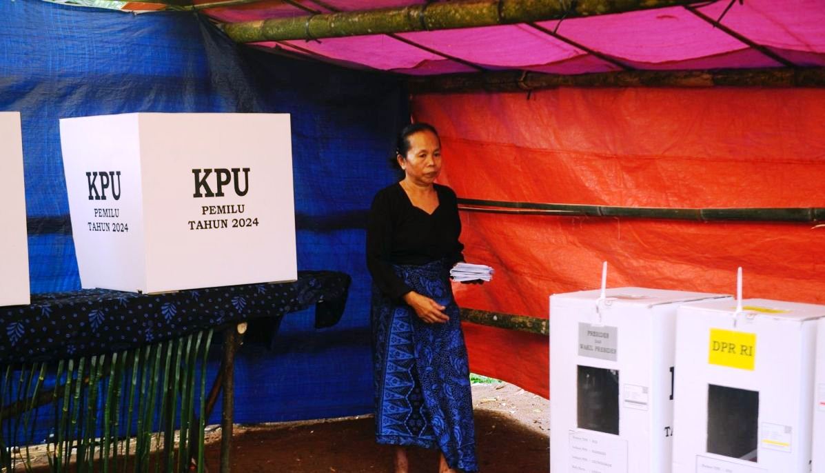 Masyarakat Badui antusias mengikuti pencoblosan Pemilu 2024