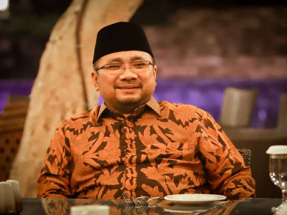 Menag Gus yaqut Harap Pers Kawal Pemilu Jurdil dan Rahasia