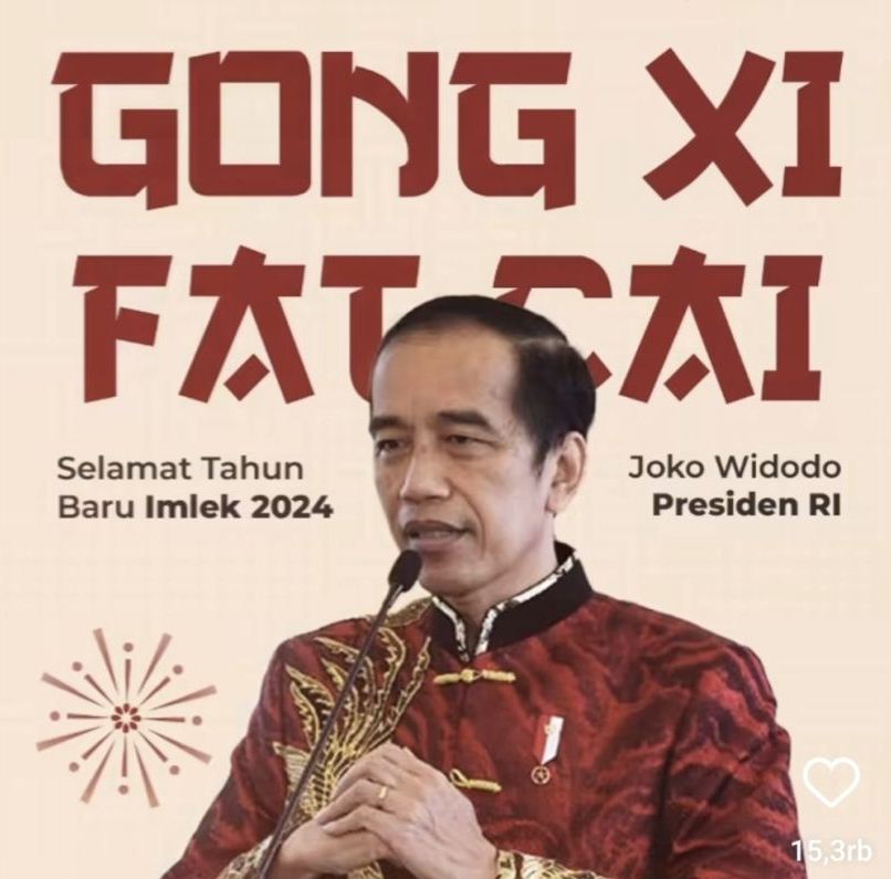 Presiden Jokowi ajak rayakan keberagaman budaya di Tahun Naga Kayu