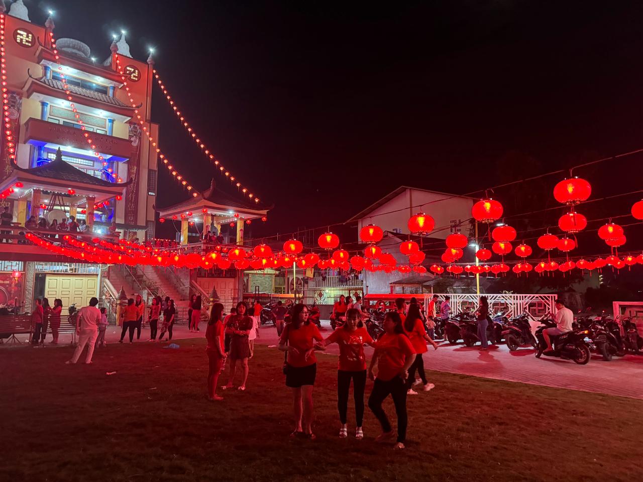 Ciptakan Kenyamanan, Polres Tanjungbalai Monitoring Vihara dan Kelenteng Saat Sembahyang Tebu