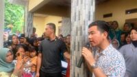 Ditemani Selvi, Gibran Bagi-bagi Makanan ke Ibu Hamil di Tanggerang