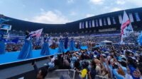 Kampanye Akbar PAN di GBLA, Massa Kompak Teriak Prabowo-Gibran 1 Putaran