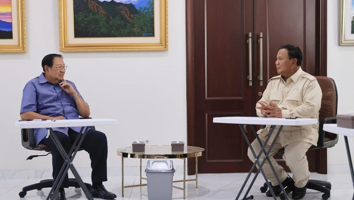 Demokrat Pastikan Tak Ada Pembahasan Kursi Menteri saat Prabowo Bertemu SBY