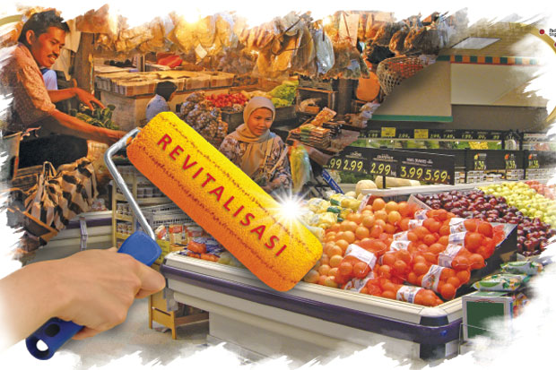 Anggaran revitalisasi pasar di Kemendag turun jadi Rp75 miliar