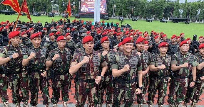 Brigjen Djon Afriandi Resmi Jabat Danjen Kopassus