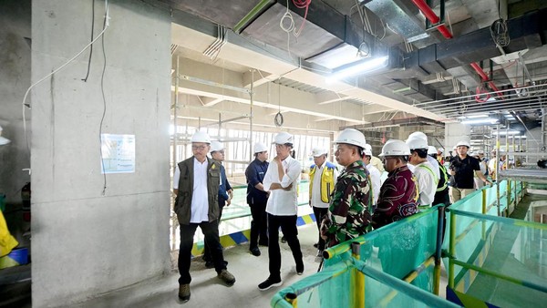Jokowi Tinjau Kantor Presiden di IKN