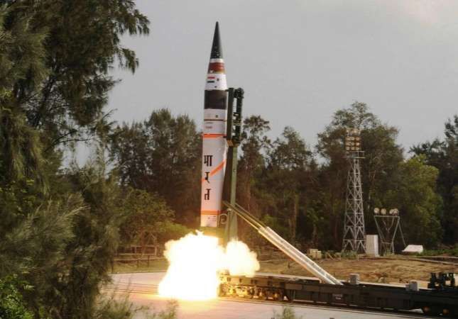 India Sukses Luncurkan Rudal Buatan Agni V