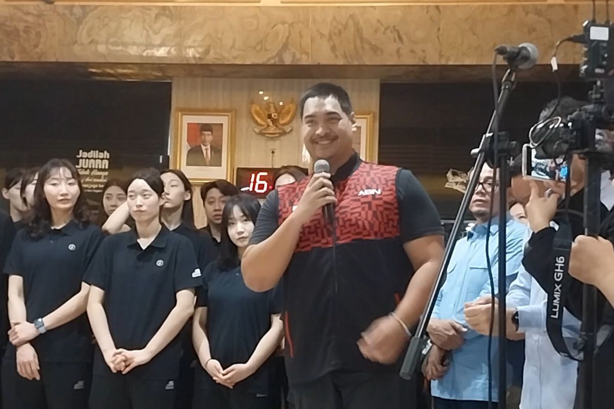 Dito sebut kehadiran Red Sparks momentum angkat kiprah voli Indonesia