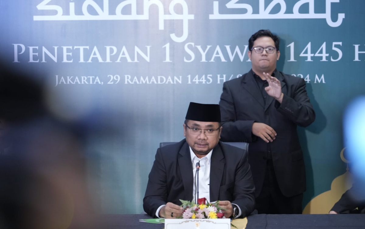 Pemerintah Tetapkan 1 Syawal 1445 Hijriah Jatuh pada Rabu 10 April 2024