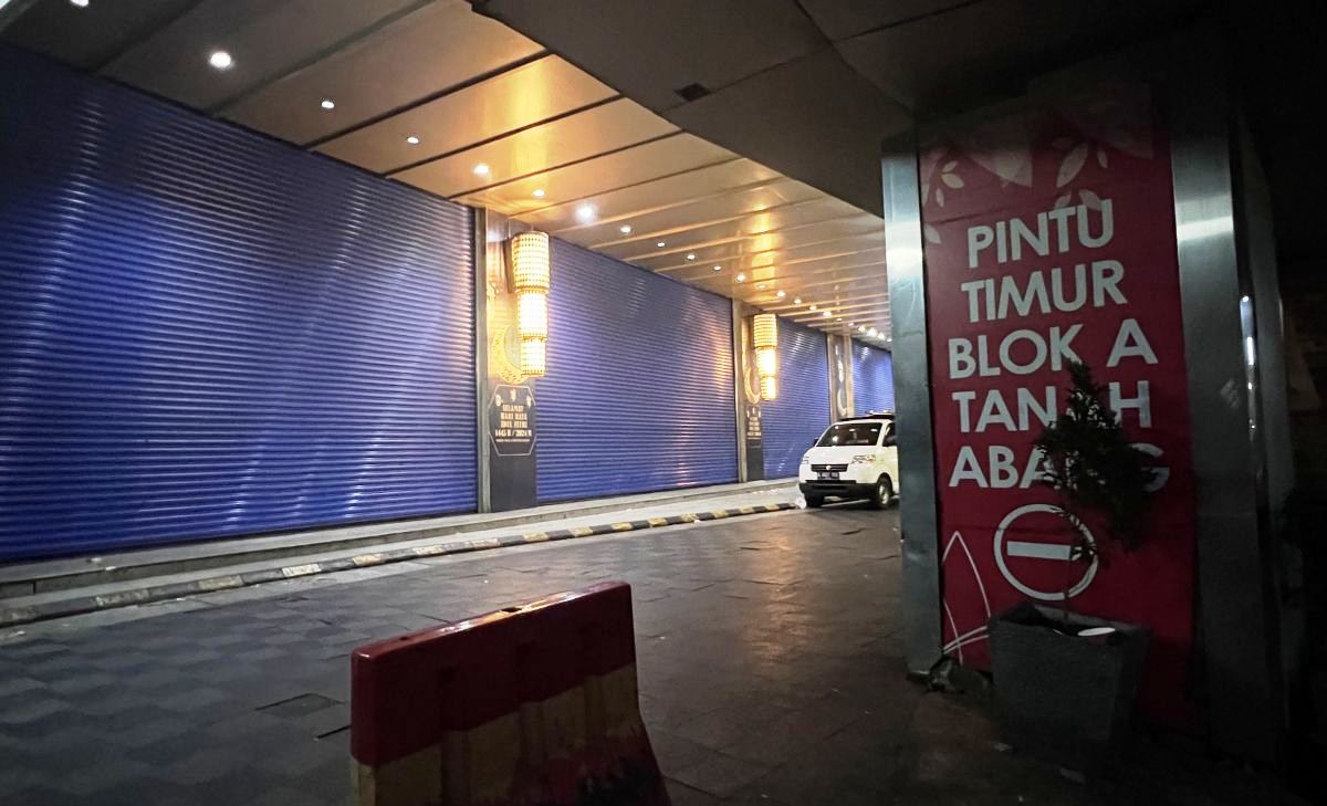 Pasar Tanah Abang Blok A tutup hingga 21 April untuk perawatan gedung