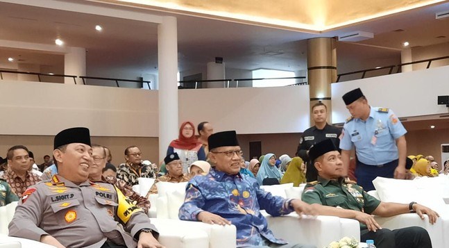 Kapolri Janjian dengan Panglima 'Healing' Hadiri Halalbihalal Muhammadiyah