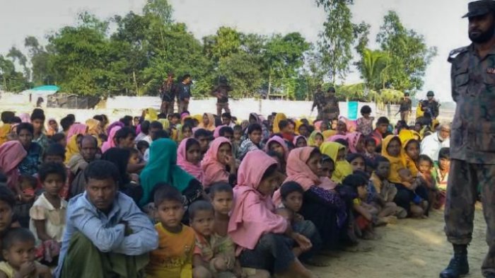 Ribuan warga Rohingya berlindung ke perbatasan Myanmar-Bangladesh