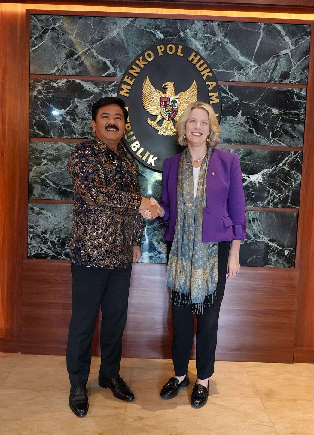 Menko Hadi dan Mendagri Australia Bahas Penanggulangan Terorisme