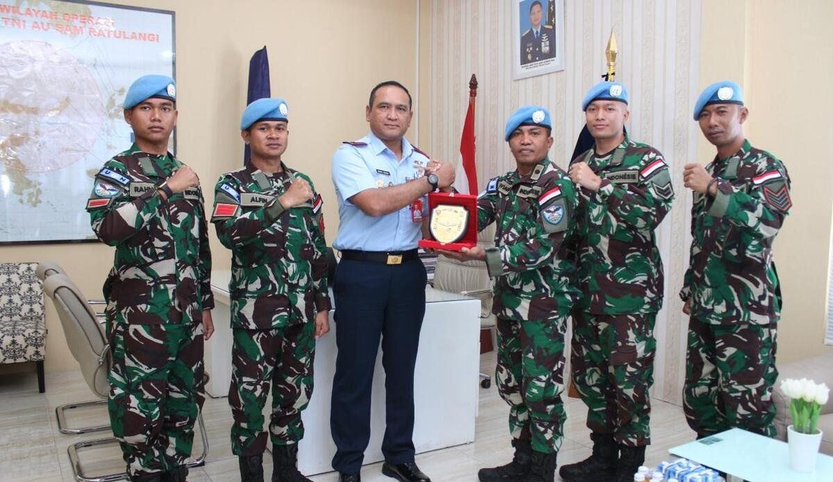 Danlanudsri terima lima personel setelah laksanakan misi perdamaian