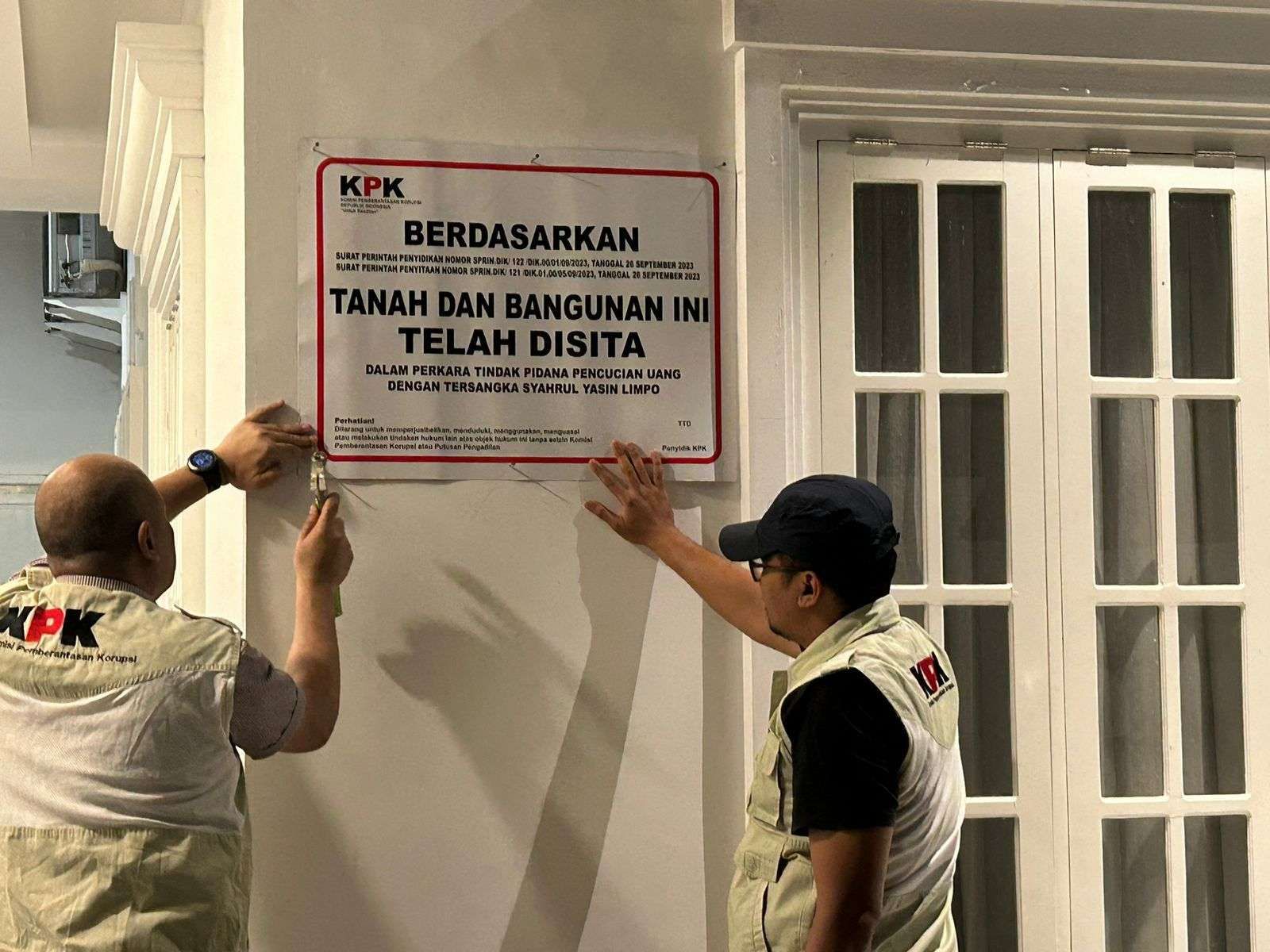KPK Sita Rumah Terkait Dugaan Pencucian Uang SYL