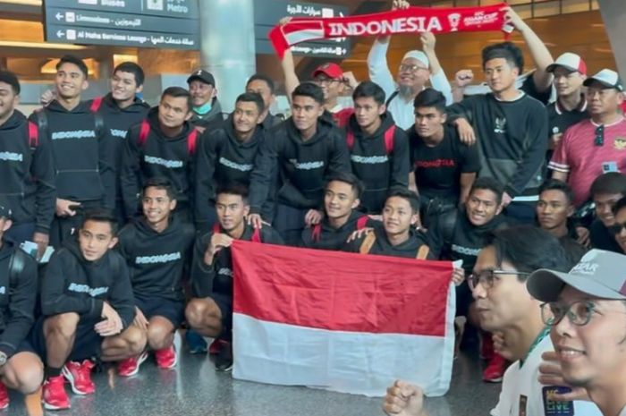 Kick Off  Hadapi Guinea, Timnas U-23 Indonesia Tiba di Paris