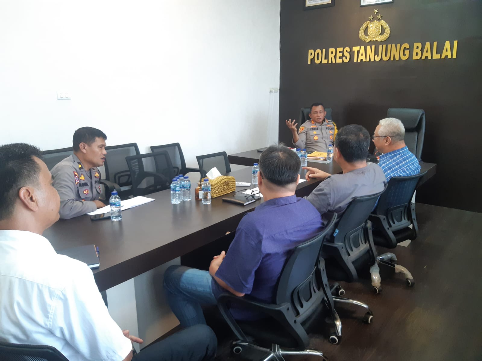 Panitia Kegiatan Hari Raya Waisak 2568 Tahun 2024 Audiensi ke Polres Tanjungbalai