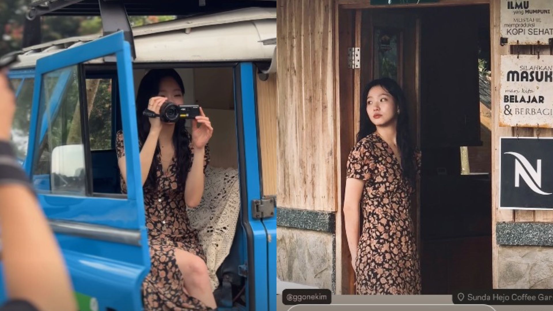 Kim Go-eun unggah sejumlah potret saat lakukan syuting di Garut