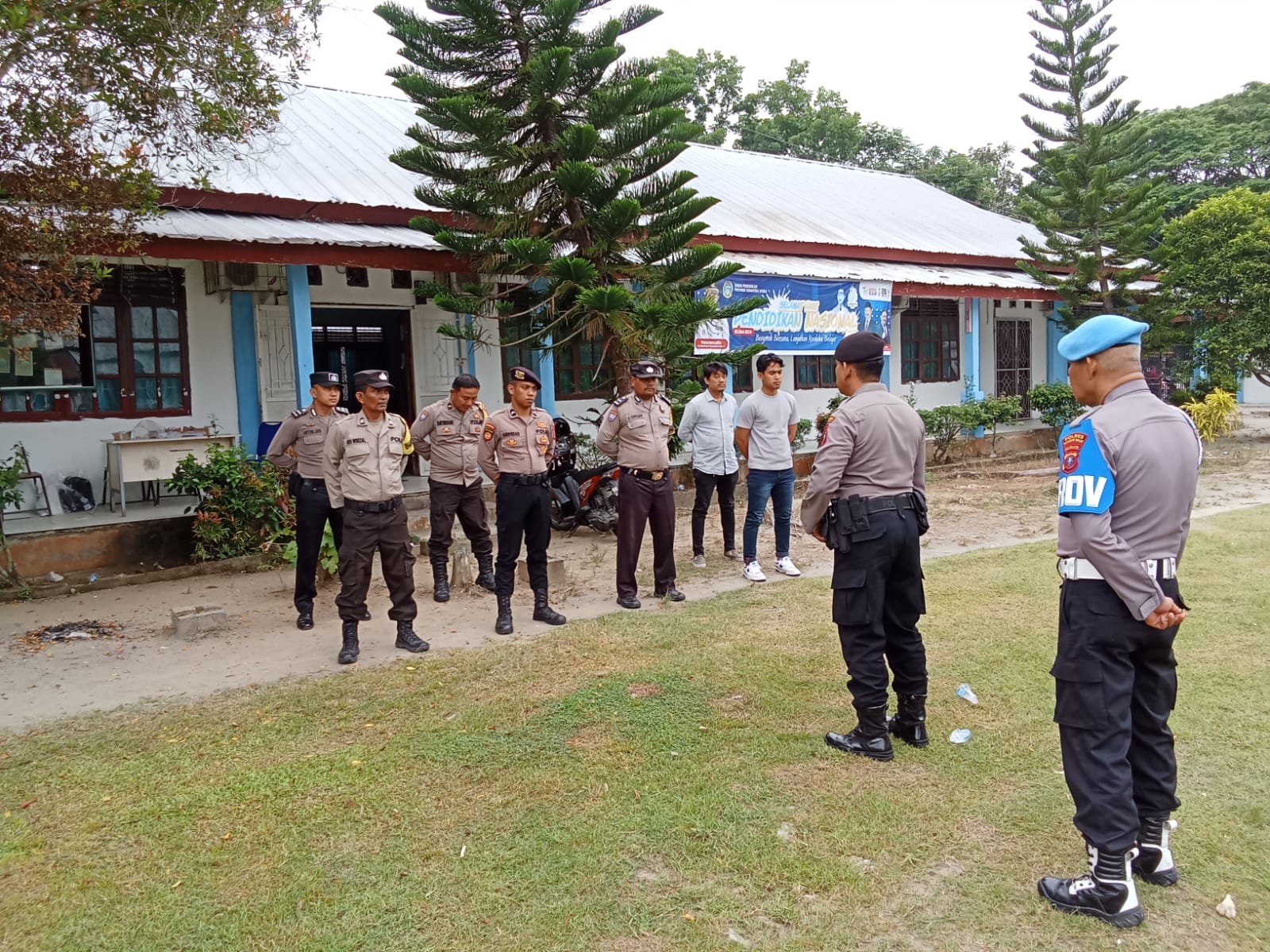 Polres Tanjungbalai Amankan Tes Tertulis (CAT) Panwascam