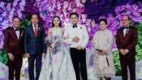 Presiden Jokowi Hadiri Resepsi Pernikahan Rizky Febian-Mahalini