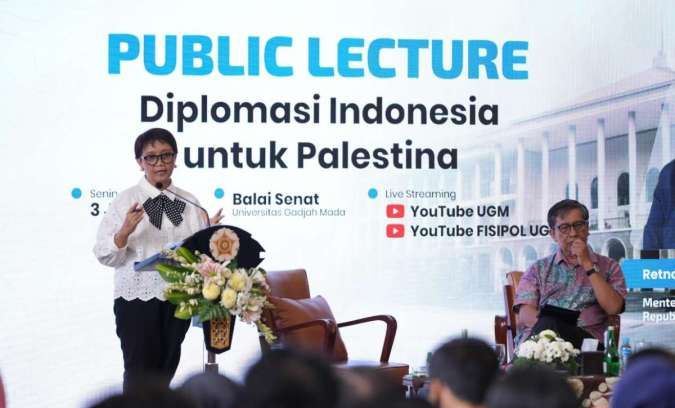 Menlu Rerno paparkan upaya prioritas Indonesia dukung Palestina