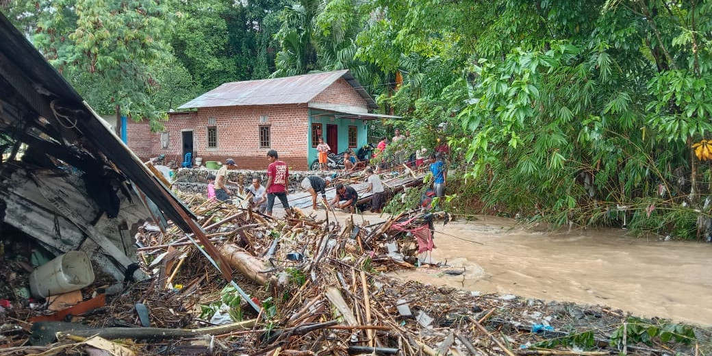 BNPB Minta Warga Lubuk Linggau Waspada Banjir Susulan