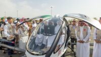 Perusahaan Arab Saudi dan China gelar uji coba taksi udara