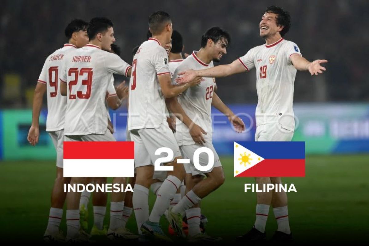 Usai Tundukkan Filipina, Timnas Indonesia temani Irak lolos ke putaran ketiga Kualifikasi Piala Dunia 2026