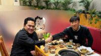 Sambila Makan, Erick Thohir Resmi Perpanjang kontrak STY dengan Indonesia