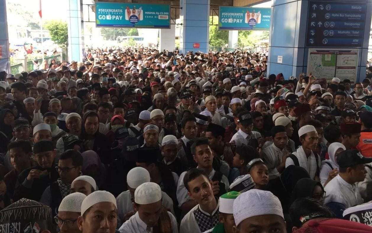 Aksi Bela Palestina Digelar, KRL Jadi Akomodasi Massa