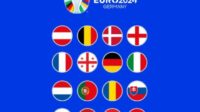 Daftar tim lolos 16 besar Euro 2024 dan jadwal pertandingannya