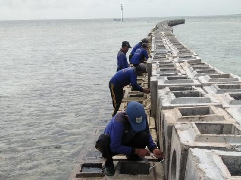 Pulau Seribu sosialisasi pembangunan "breakwater" Rp57 miliar
