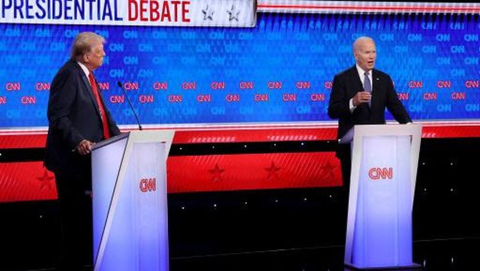 Debat Capres AS Dimulai, Biden dan Trump Tak Jabat Tangan