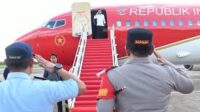 Presiden Jokowi Bertolak ke Jakarta setelah kunjungan kerja di Kalteng