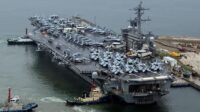 Usai Kim jong Un Ketemu Pitin, Kapal Induk AS Tiba di Pelabuhan Korsel, Dalam Rangka Apa?