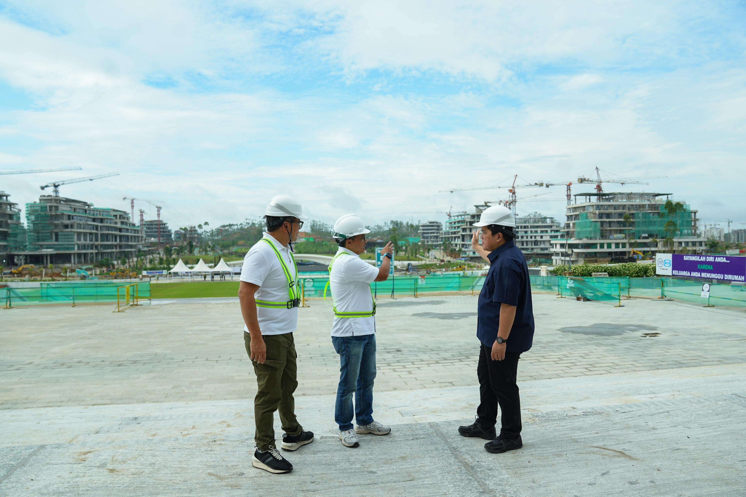 Pembangunan Lapangan Upacara IKN Capai 77 Persen