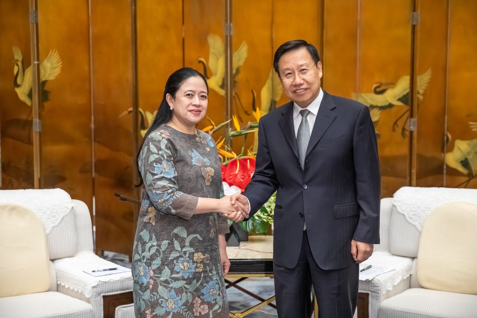 Bertemu Pimpinan Daerah Sichuan, Puan Dorong Peningkatan Sister City RI-RRT