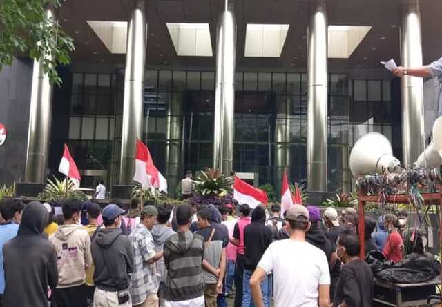 Massa yang Minta KPK Usut Dugaan Kasus Korupsi Bupati Padang Lawas Utara Tidak Punya Bukti