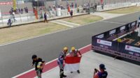Dua pembalap Indonesia raih podium ARRC UB150 di Sirkuit Mandalika