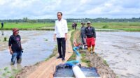 Presiden Jokowi Tinjau Penyaluran Bantuan Pompa di Bone