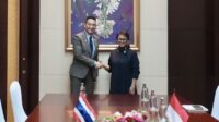 effec7e1-788f-4a49-bfea-aba5fe64b999 Menlu Retno lakukan pertemuan perdana dengan Menlu Thailand