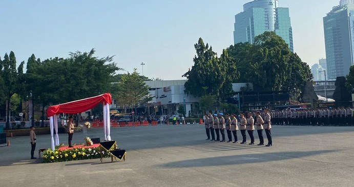 Kapolda Metro Pimpin Sertijab Wakapolda hingga Kapolres Pelabuhan Priok