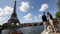 xinhua_paris Menteri Prancis tak ragu renang di Seine ditengah kontaminasi bakteri