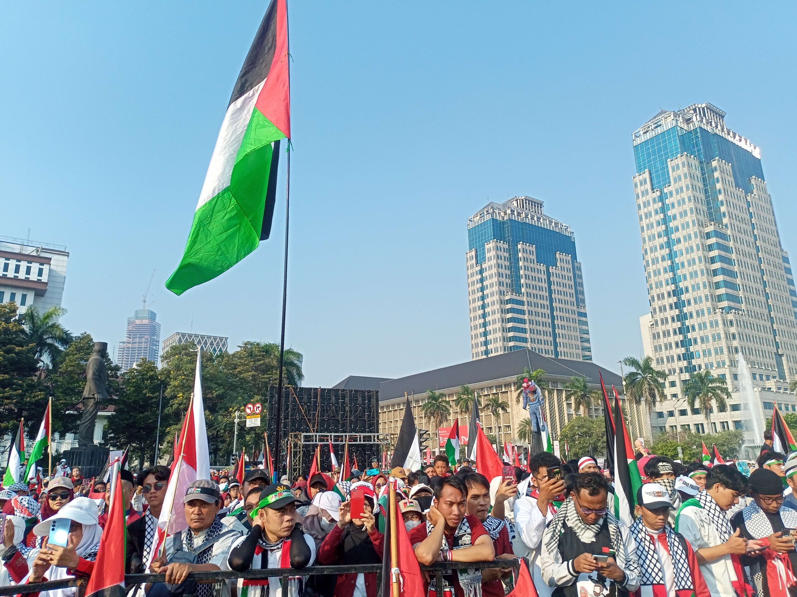 Dalam Rangka Hari Konstitusi, Digelar Aksi Bela Palestina