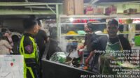 Cegah Kepadatan Arus Lalin, Lantas Polres Tanjungbalai Himbau Pedagang Kaki Lima Secara Humanis