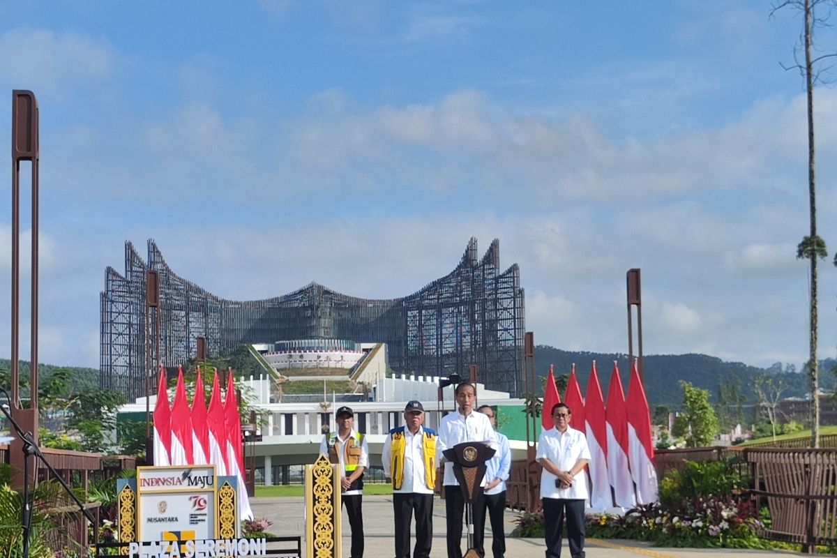Presiden: Sumbu kebangsaan IKN gambarkan harmonis manusia-Tuhan-alam