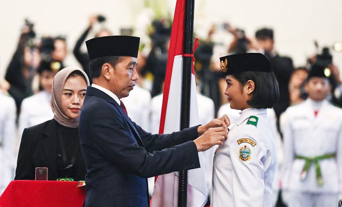 Paskibraka 2024 bangga kibarkan merah putih di IKN