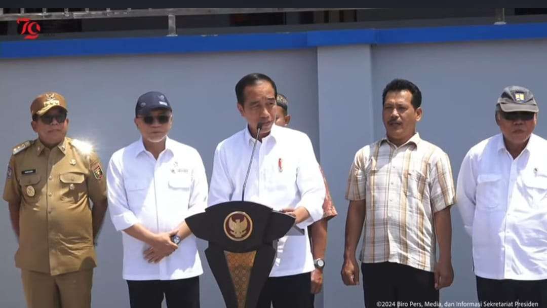 Resmikan Revitalisasi Pasar, Presiden Pesan Jaga Kebersihan