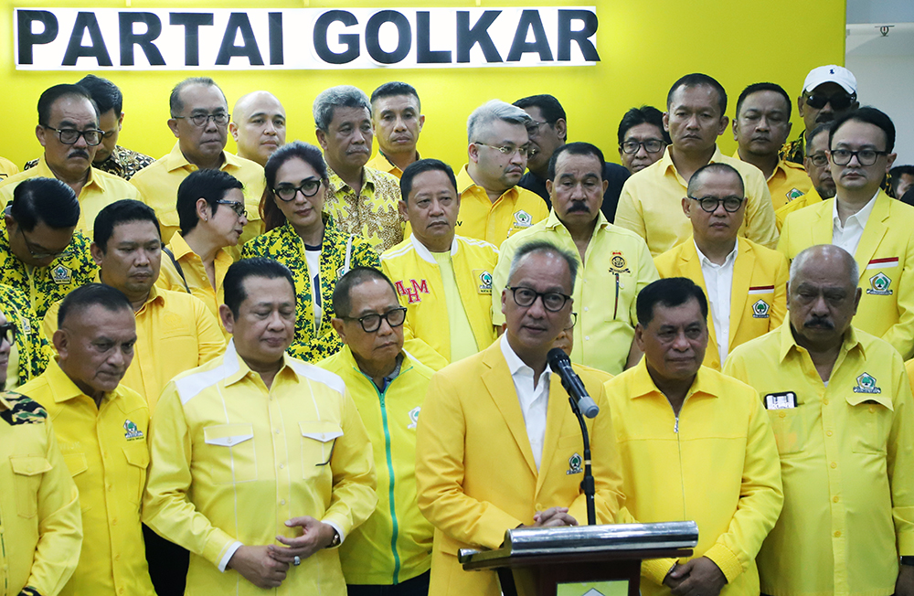 Rapat pleno putuskan Agus Gumiwang jadi Plt Ketua Umum Golkar